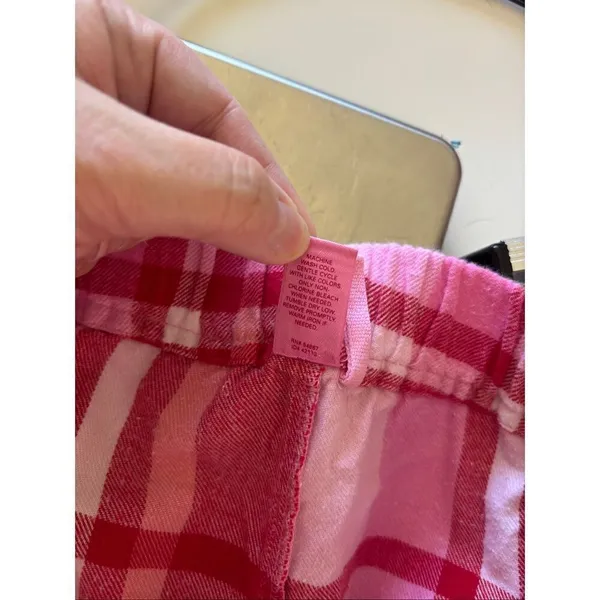 Victoria’s Secret PINK Vintage Y2K Plaid Pajama Lounge Pants Women’s Small - Image 3