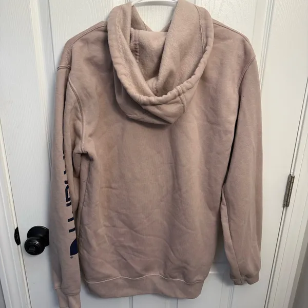 Carhartt Loose Fit Dusty Pink Hoodie Heavyweight Fleece Pullover - Image 2