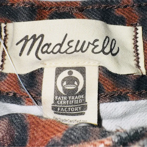 Madewell Leopard Print Low Slung Baggy Jeans NWT Size27 Sold Out Statement Jeans - Image 7