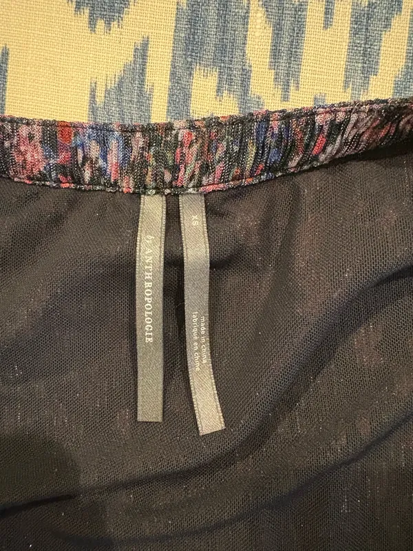 Anthropology shimmery top Purple Size XS - Image 3