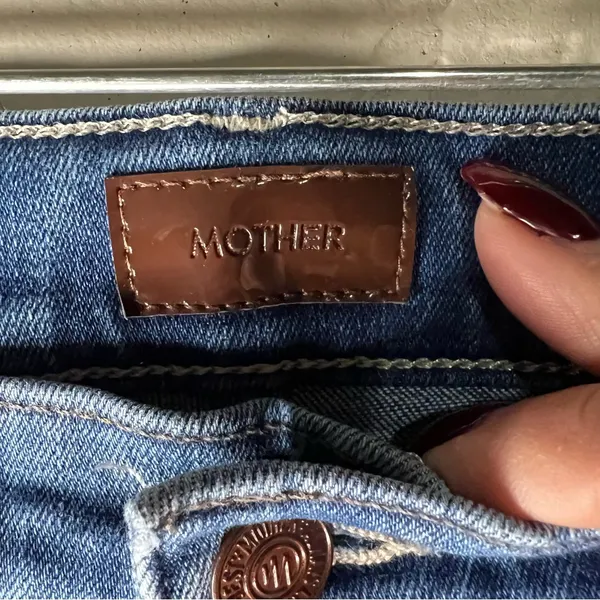MOTHER The‎ Hustler Ankle In One Trick Pony High Rise Flare Denim Jeans - Image 6