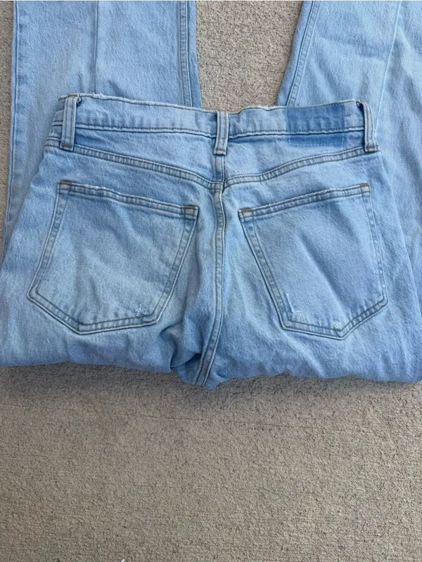 Abercrombie & Fitch Light Blue Denim Jeans 28 6 - Image 3