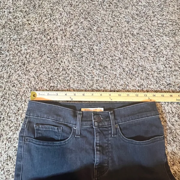 Levis 311 Shaping Skinny Jeans Womens 27 Charcoal Black Mid Rise Stretch‎ Denim - Image 4
