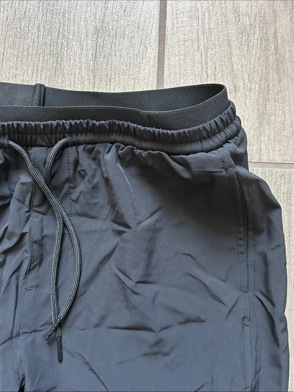 Cotton On Black Wide-Leg Drawstring Track Pants - Image 4