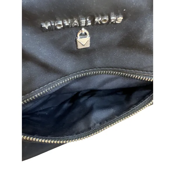 Michael Kors womens black canvas handbag tote SKU 7990 - Image 3