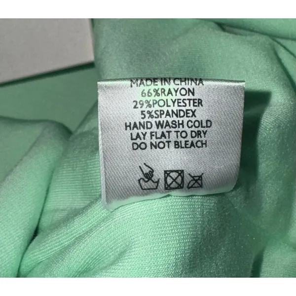 New SLA the Label Mint Green Bike Shorts Womens M Workout Stretch Comfy Yoga Gym - Image 4