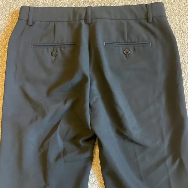 Express Black Editor Straight Leg Dress Pants 4R - Image 8