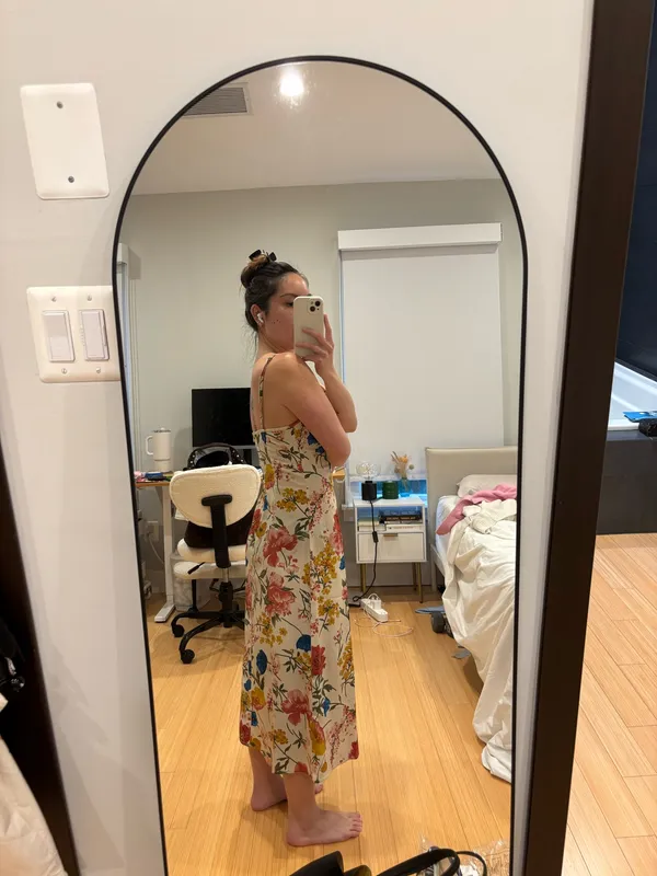 Rihoas Midi Floral Dress - Image 2