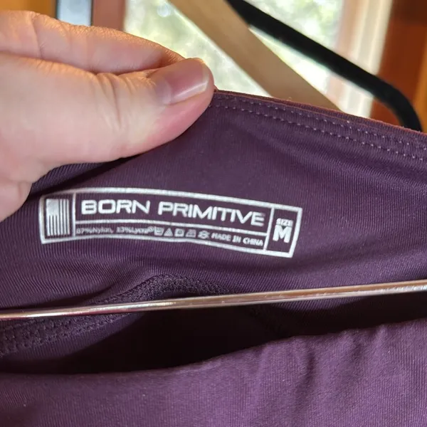 Born Primitive DOUBLE TAKE BOOTY SHORT w/ Side Pockets Size Medium Purple - Image 4
