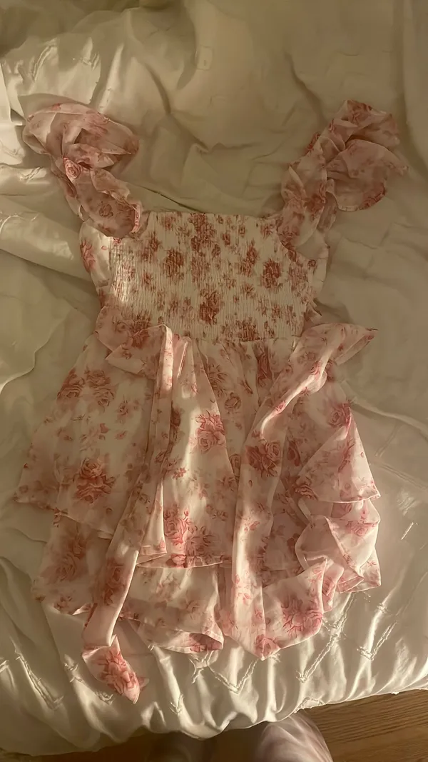 Pink Altar'd State Floral Dress - Image 2