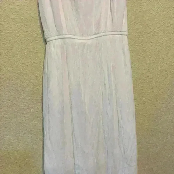 Lila Rose white maxi strapless dress sz XS beach resort vacation crochet bridal - Image 3