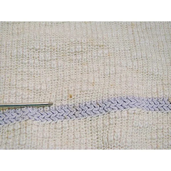 Vintage Catalina Unisex White Pastel Stripes Y2k Oversized Pullover Sweater Sz M - Image 6
