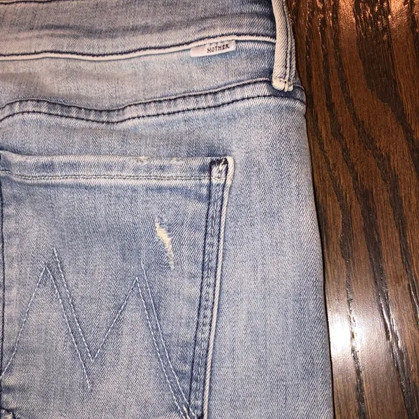 MOTHER the dropout jeans size 27 Blue - Image 4