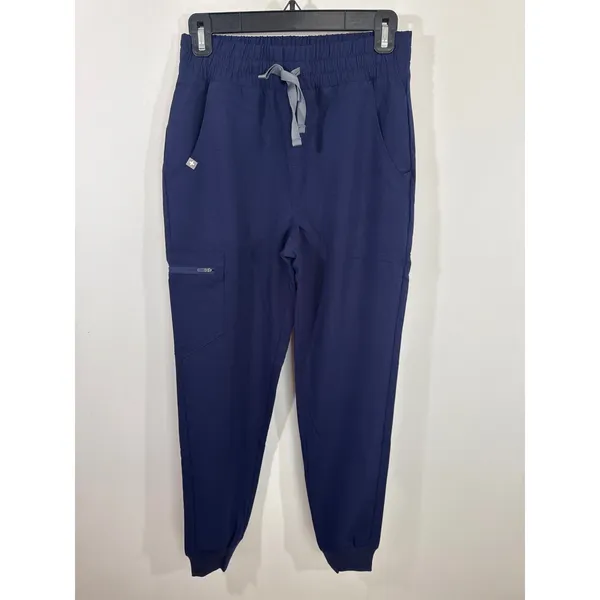 FIGS Zamora High‎ Waisted Jogger Scrub Pants Navy Blue XS NWT - Image 2