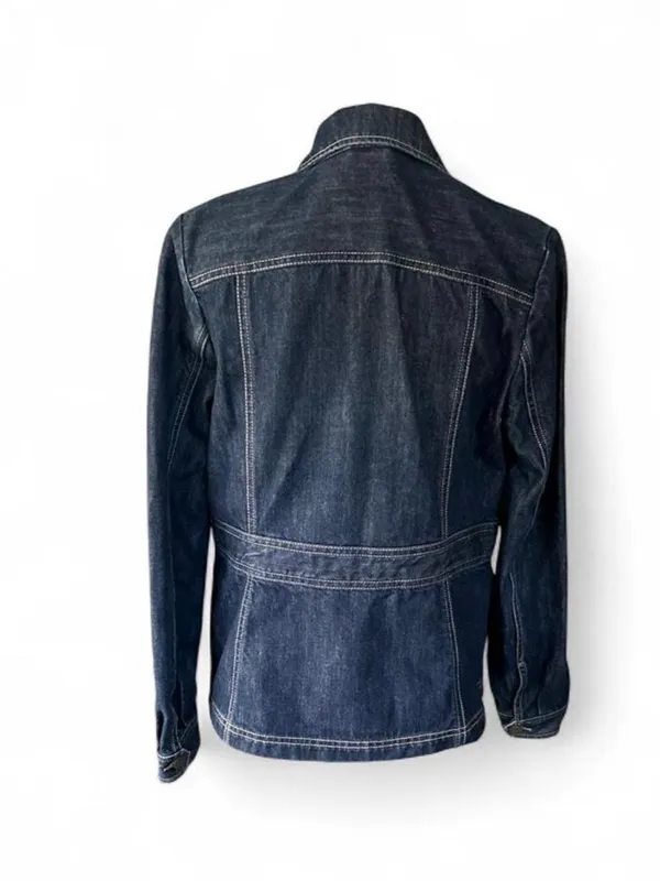 Eddie Bauer Dark Blue Denim Button-Front Jacket - Image 4