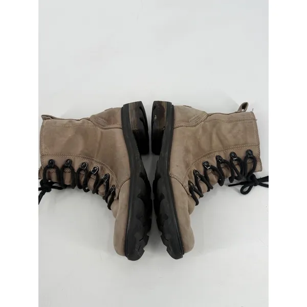 Sorel Lennox Lace Boots Womens 9 Brown Waterproof Leather Grunge NL4412-264 - Image 4
