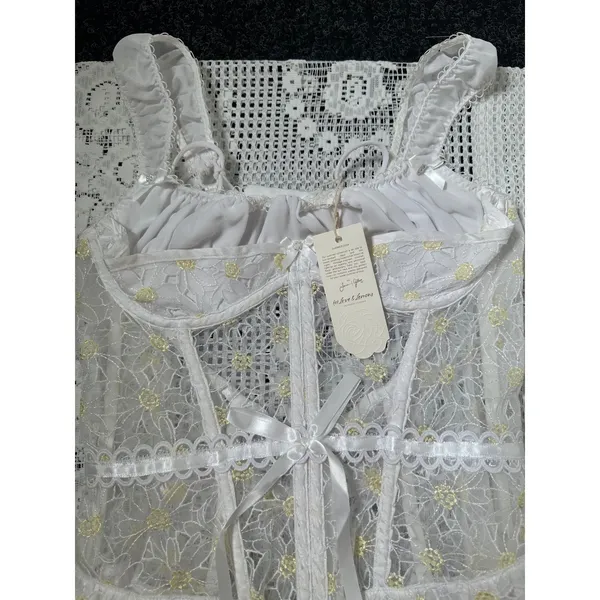 For Love & Lemons x Victoria's Secret Brulee Daisy Bustier Dress - Image 3