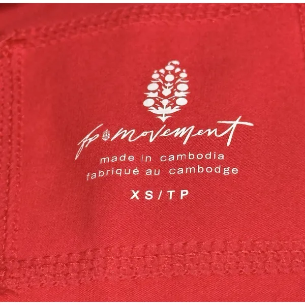 NWT Free People FP‎ Movement Powerwalk Tank Top Electric Sunset Red Size XS - Image 5