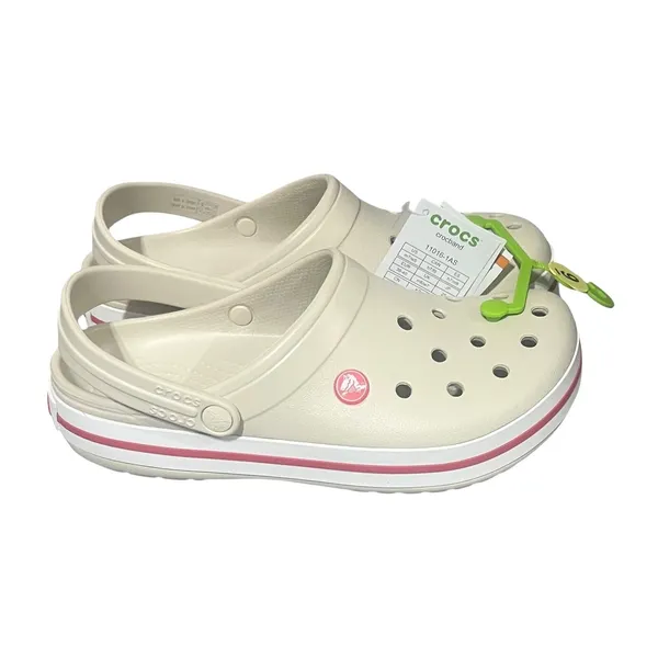 Crocs Crocband Clogs Women 9 Men 7 Stucco Pink Comfort Shoes 11016-1AS‎ NWT - Image 4