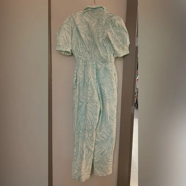 Miami Vice Jumpsuit w/ belt Blue Size 8 - Image 3