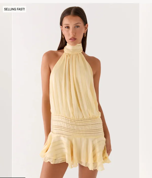 Yellow Peppermayo Dress Mini - Image 3