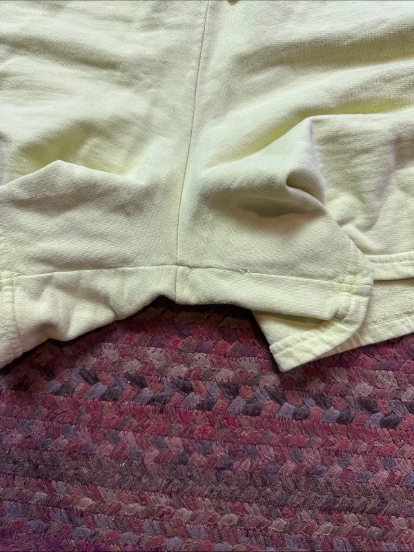 Frankie's Bikinis neon Yellow Drawstring cotton lounge high rise Shorts - Image 5