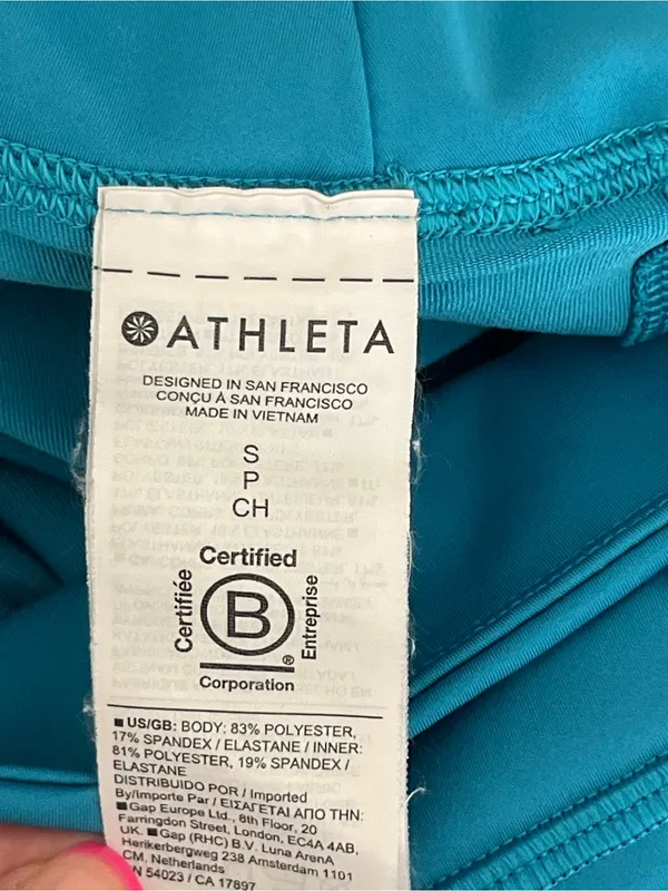 Athleta Ace tennis skirt teal pickleball skort small - Image 10