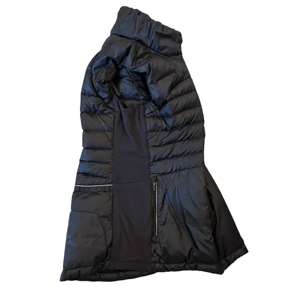 Lululemon Down For A Run Vest II Black Full Zip DOWN Puffer Lightweight Womens 8 - Image 4