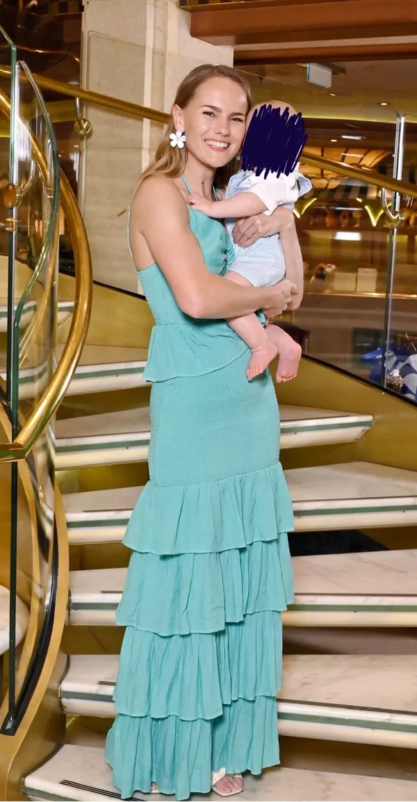 Ruffle Maxi Dress - Image 2