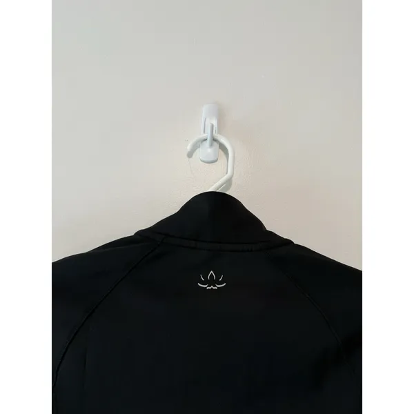 Beyond Yoga Fleeceback 1/4 Zip Pullover in Black Size Small - Image 6