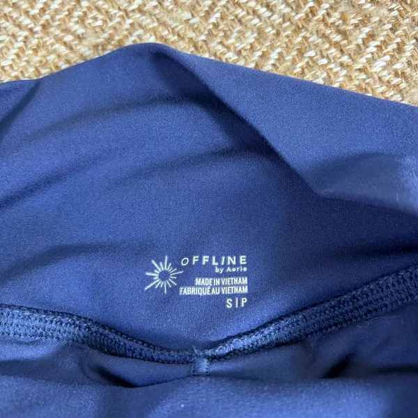 OFFLINE By Aerie Real Me Bubble Skort Royal Navy Blue Sz S Built In Shorts Comfy - Image 5