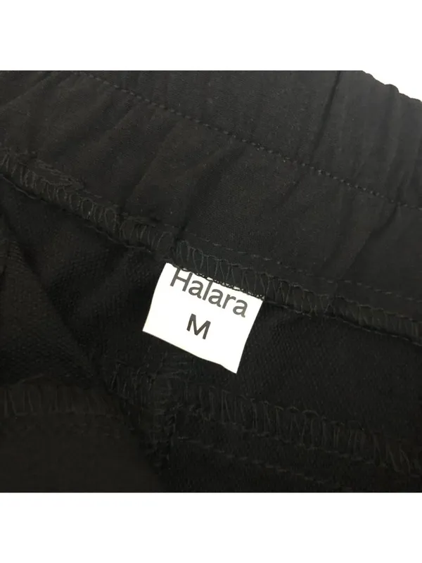 Halara Mid Rise Adjustable Waistband Pocket Casual Shorts Black M - Image 6