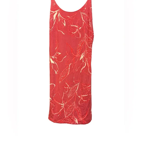 Free People Soft‎ Red Floral Slip Dress Lightweight Sz M - Image 5