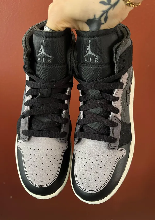 Air Jordan 1 Mid SE Craft GS ‘Inside Out - Black’ - Image 2