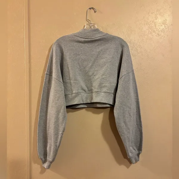 Gymshark Rest Day Sweats Cropped Pullover sz S - Image 2