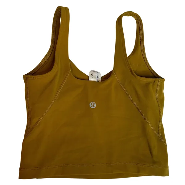 Lululemon Align Tank Top Olive Green‎ Racerback Size 0 - Image 2