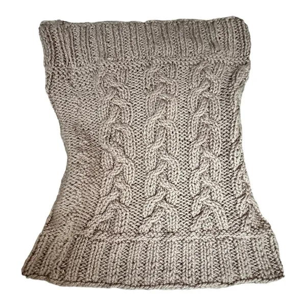 Thick Tan Sweater‎ Muffler - Image 2