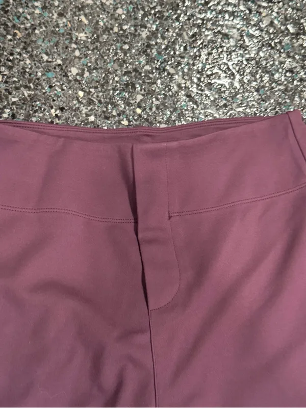 NWT! HALARA Purple Flare Leg Pants Women’s Medium 7/8 - Image 3