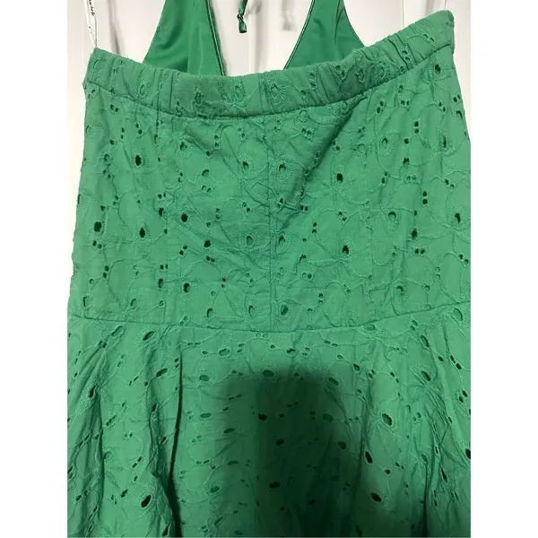 My Michelle green halter style dress, 100% cotton - Image 7