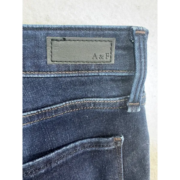 Abercrombie & Fitch 28/6S Dark Wash Super‎ Skinny High Rise Jeans Women's - Image 6