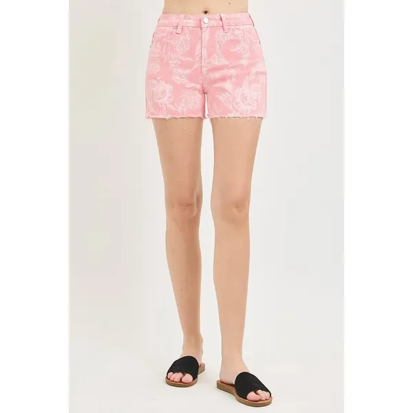 RISEN‎ High Rise Printed Shorts - Image 4