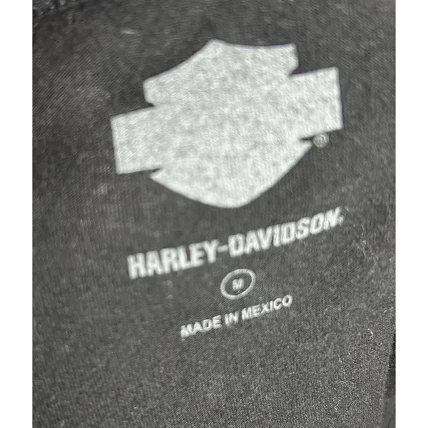 Harley Davidson Evolution Power 1903 Artistry in Iron Tank Top Women M Black - Image 5