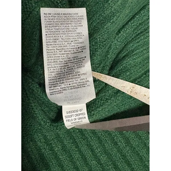 Old Navy Field of Green So Soft Loose Crew Neck Cropped Sweater - Image 6