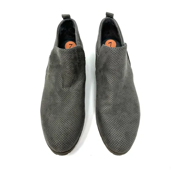 Dr. Scholls Size 7 Bootie Gray Ankle Slip On Closed Toe Comfort Workwear‎ Casual - Image 2