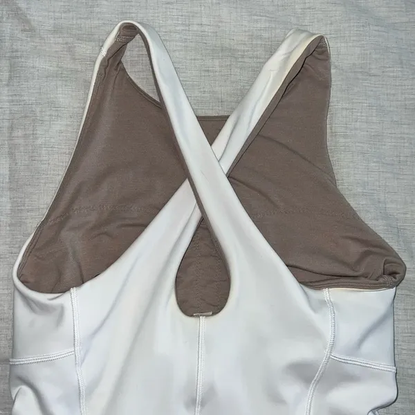 Lululemon Court Crush Dress Skort Built in Shorts Tennis Athletic White Size 8 - Image 5