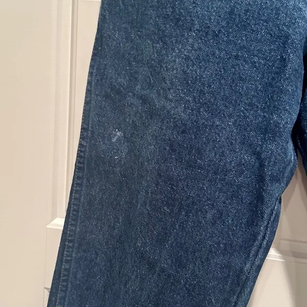 Wrangler Vintage 90s High Rise Jeans Straight Leg Mom Jeans Denim 9 x 30 - Image 8