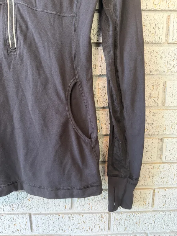 Lululemon Star Runner Long-Sleeve Black Half-Zip Athletic Top - Image 12