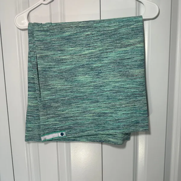 Lululemon Vinyasa Scarf‎ *Rulu Space Dye Camo Alberta Lake Fresh Teal Infinity - Image 4