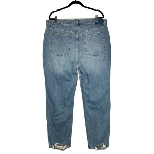 Abercrombie & Fitch Ankle Straight Ultra High Rise Jeans Size 34 / 18 L - Image 5