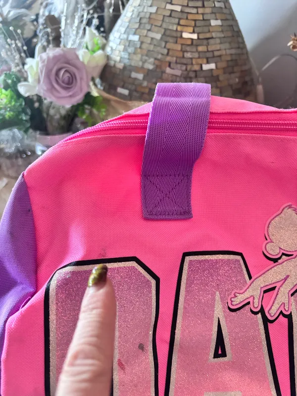 Justice Pink Dance Duffel Bag – Great Condition! - Image 6